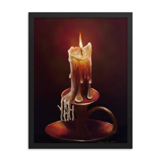 The Source Of Light Framed poster -Size 18x24