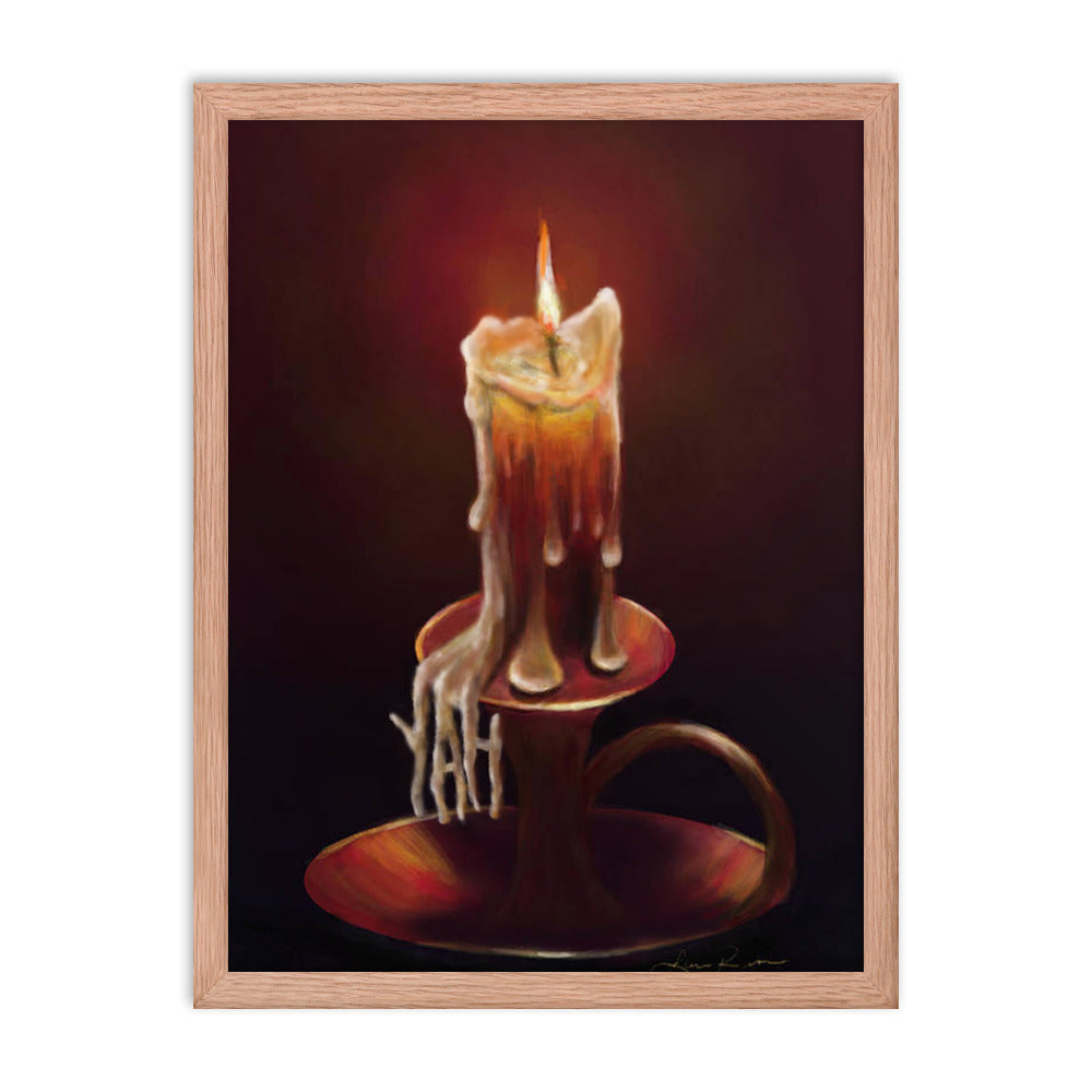 The Source Of Light Framed poster -Size 18x24