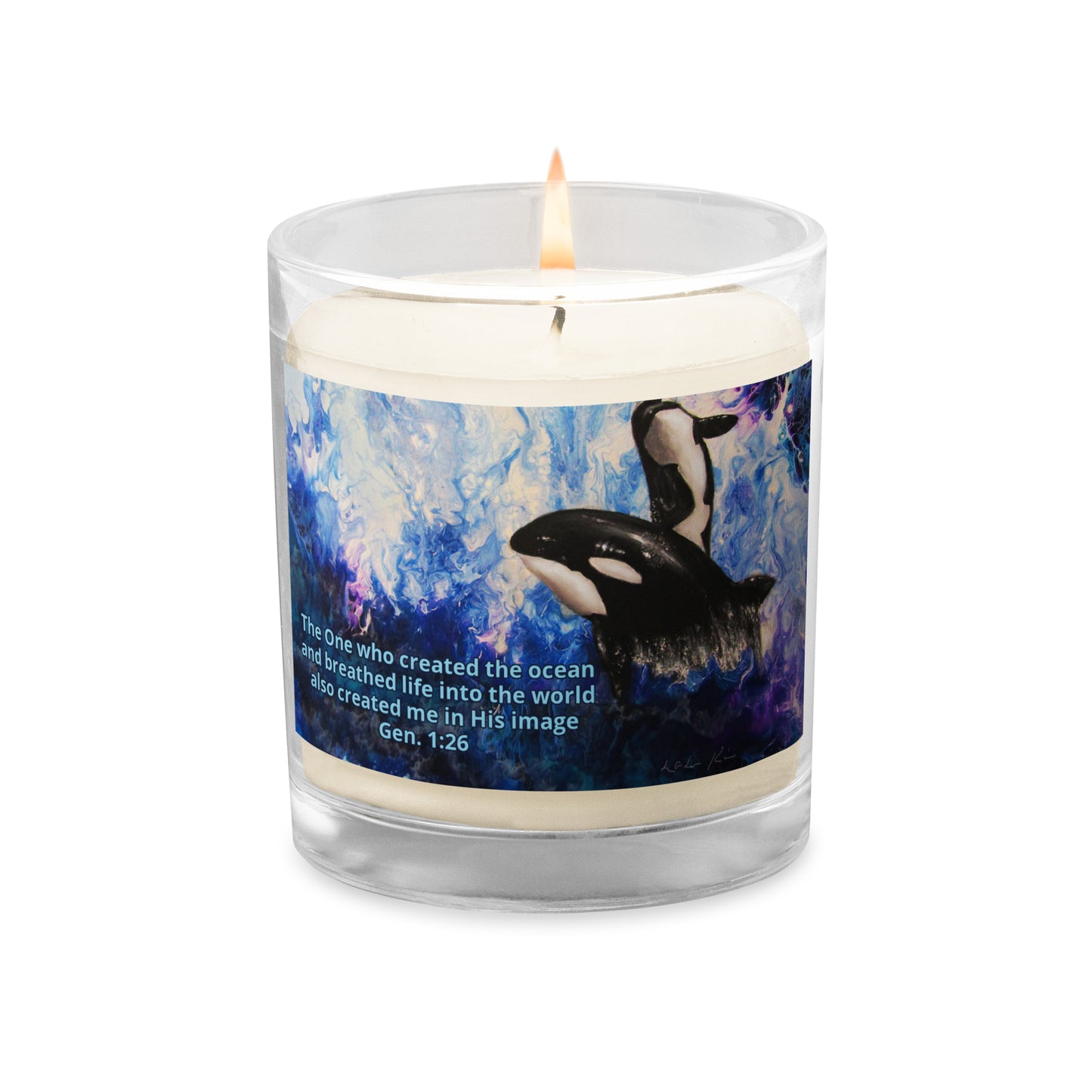 Creation - Glass jar soy wax candle