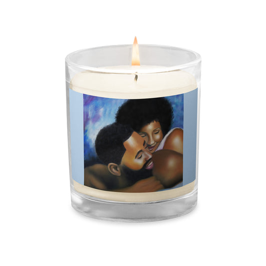 Ahavah - Glass jar soy wax candle -Ahavah means: To Love In Hebrew