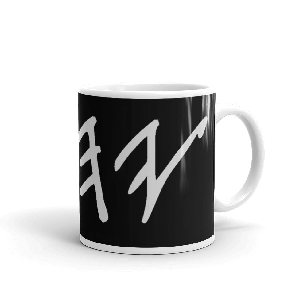 YAHUAH In Hebrew - White glossy mug